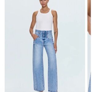 pistola Caleb high rise stacked waist Jean